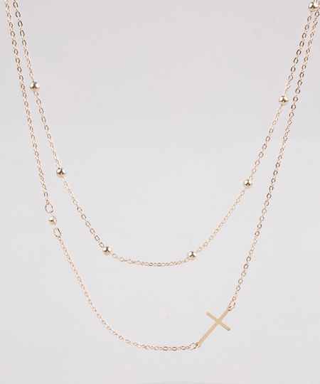 Colar-Feminino-Duplo-Folheado-com-Cruz-e-Esferas-Dourado-9662420-Dourado_1 Colar-Feminino-Duplo-Folheado-com-Cruz-e-Esferas-Dourado-9662420-Dourado_1