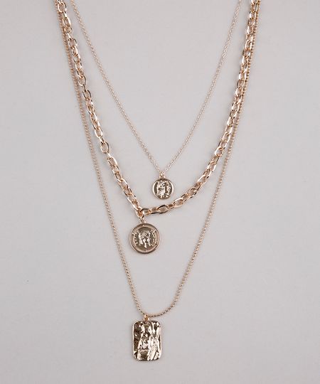 Colar-Feminino-Triplo-com-Medalhas-Dourado-9653721-Dourado_1 Colar-Feminino-Triplo-com-Medalhas-Dourado-9653721-Dourado_1