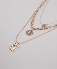 Colar-Feminino-Triplo-com-Medalhas-Dourado-9653721-Dourado_3