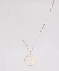 Colar-Feminino-Folheado-com-Pingente-de-Planeta-Terra-Dourado-9657451-Dourado_1