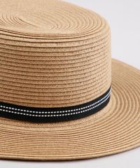 Chapeu-Feminino-com-Faixa-Pespontada-Bege-Escuro-9617729-Bege_Escuro_3