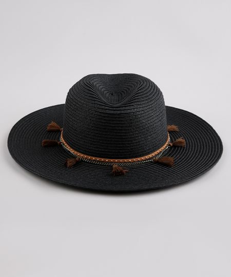 Chapeu-Feminino-com-Corrente-e-Tassel-Preto-9617728-Preto_1 Chapeu-Feminino-com-Corrente-e-Tassel-Preto-9617728-Preto_1