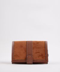 Bolsa-Feminina-Pequena-Transversal-com-Suede-Caramelo-9632374-Caramelo_1
