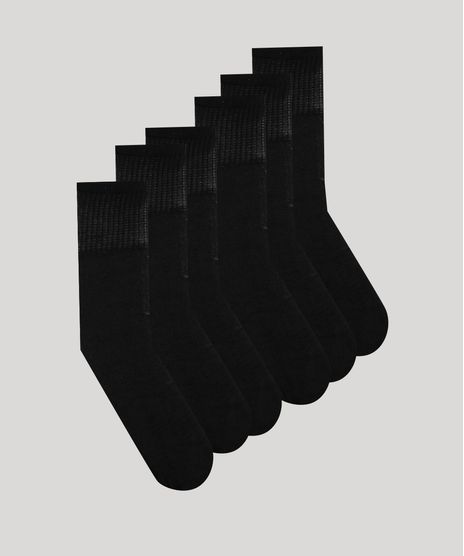 Kit-de-6-Meias-Masculinas-Cano-Alto-Preto-9794705-Preto_1