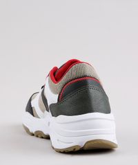 Tenis-Chunky-Masculino-Oneself-com-Recortes-Bege-9665712-Bege_3