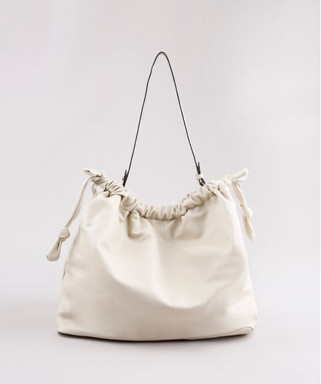 Bolsa-Feminina-Grande-com-No-Alca-de-Ombro-Bege-Claro-9632384-Bege_Claro_1