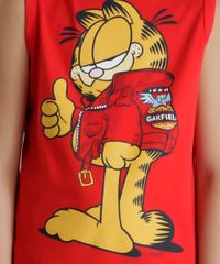 Conjunto-de-Regata-Vermelha---Bermuda-Garfield-Cinza-Mescla-8546801-Cinza_Mescla_3