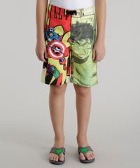 Bermuda-Estampada-Os-Vingadores-Amarela-8555204-Amarelo_1