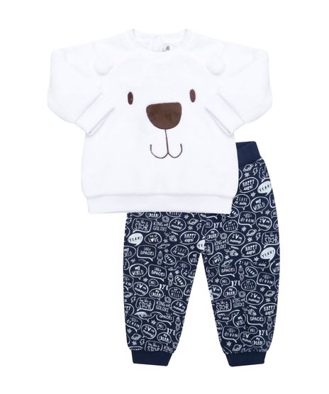 Conjunto-de-Blusao-em-Algodao---Sustentavel-Branco---Calca-Azul-Marinho-8466132-Azul_Marinho_1