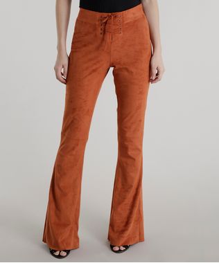 Calca-Flare-em-Suede-Pat-Pat-s-Caramelo-8457900-Caramelo_1