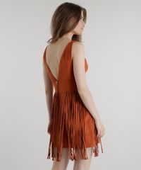 Vestido-em-Suede-com-Franjas-Pat-Pat-s-Caramelo-8457884-Caramelo_2