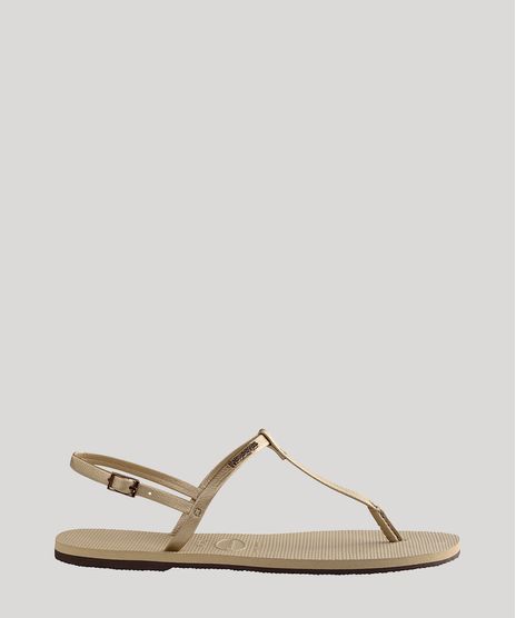 Rasteira-Feminina-Havaianas-You-Riviera-Metalizada-Bege-9716611-Bege_1