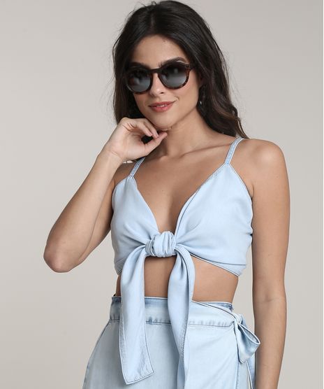 Top-Cropped-Jeans-Feminino-Salinas-com-Amarracao-Decote-V-Azul-Claro-9809277-Azul_Claro_1