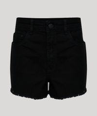 Short-de-Sarja-Feminino-Salinas-Cintura-Super-Alta-com-Bordado-de-Gaivota-Preto-9810538-Preto_5