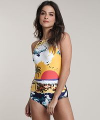 Maio-Body-Salinas-Estampado-Praiana-com-Bojo-Removivel-e-Protecao-UV50--Amarelo-9747458-Amarelo_1