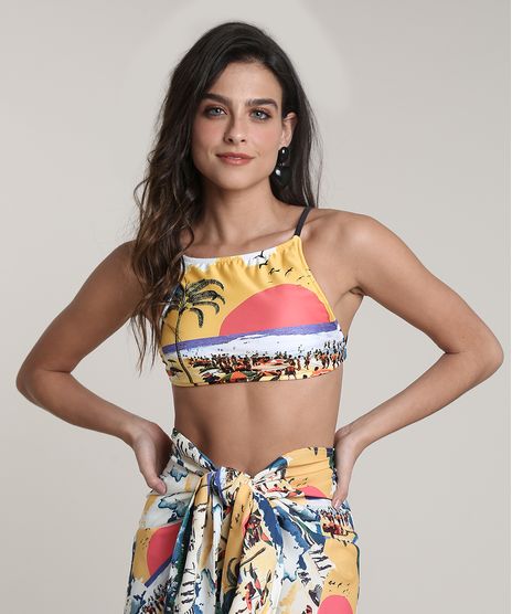 Biquini-Top-Salinas-Halter-Neck-Estampado-Praiana-com-Bojo-Removivel-e-Protecao-UV50--Amarelo-9747455-Amarelo_1