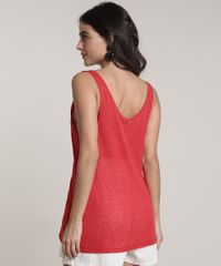 Regata-Feminina-Salinas-com-Linho-Cavada--Decote-V--Vermelha-9792995-Vermelho_2