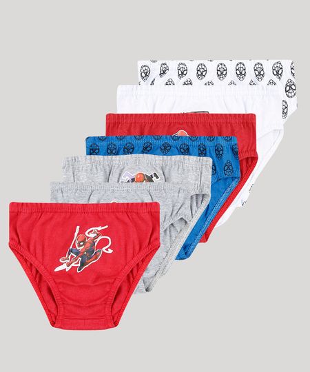 Kit-de-7-Cuecas-Infantis-Slip-Homem-Aranha-Multicor-9045962-Multicor_1