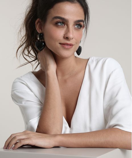 Brinco-Feminino-Salinas-Coracao-Preto-9771543-Preto_1