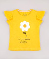 Blusa-Infantil-Flor-Manga-Curta-Mostarda-9758258-Mostarda_1