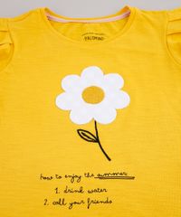 Blusa-Infantil-Flor-Manga-Curta-Mostarda-9758258-Mostarda_3