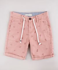 Bermuda-de-Sarja-Infantil-Estampada-Tropical-com-Bolso-e-Cordao-Rose-9761834-Rose_1