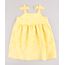 Vestido-Infantil-Estampado-Floral-com-Lacos-Alca-Media-Amarelo-9664214-Amarelo_1