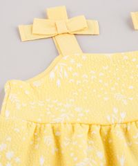 Vestido-Infantil-Estampado-Floral-com-Lacos-Alca-Media-Amarelo-9664214-Amarelo_3
