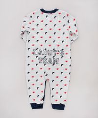 Macacao-Infantil--Daddy-s-Team--Estampado-Beisebol-Manga-Longa-Cinza-Mescla-Claro-9586957-Cinza_Mescla_Claro_2