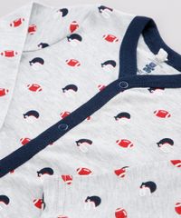 Macacao-Infantil--Daddy-s-Team--Estampado-Beisebol-Manga-Longa-Cinza-Mescla-Claro-9586957-Cinza_Mescla_Claro_3