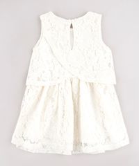 Vestido-Infantil-em-Renda-com-Sobreposicao-Sem-Manga-Off-White-9583058-Off_White_2