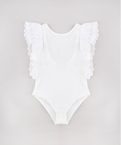 Body-Infantil-Canelado-com-Laise-Manga-Curta-Off-White-9748606-Off_White_1