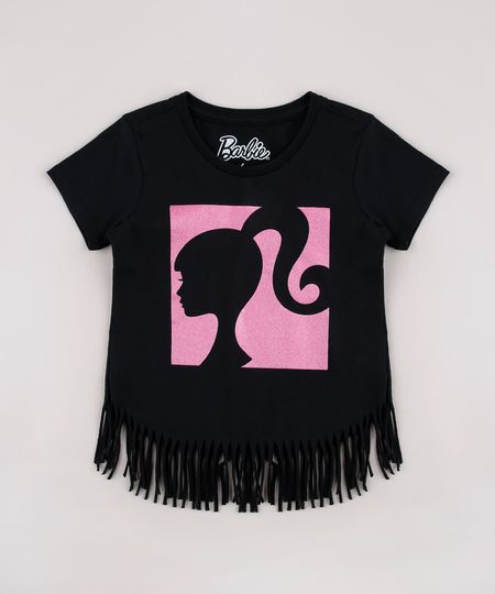 Blusa-Infantil-Barbie-com-Glitter-e-Franjas-Manga-Curta-Preta-9757211-Preto_1 Blusa-Infantil-Barbie-com-Glitter-e-Franjas-Manga-Curta-Preta-9757211-Preto_1