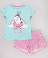 Pijama-Infantil-Unicornio-Manga-Curta-Verde-Agua-9751954-Verde_Agua_1