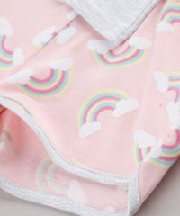 Pijama-Infantil-Minnie-Manga-Curta-Cinza-Mescla-Claro-9751959-Cinza_Mescla_Claro_3