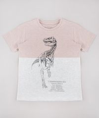 Camiseta-Infantil-Dinossauro-Tyrannosaurus-Rex-com-Recorte-Manga-Curta-Rose-9734839-Rose_1