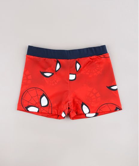 Sunga-Infantil-Boxer-Homem-Aranha-com-Protecao-uv50--Vermelha-9743153-Vermelho_1