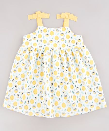 Vestido-Infantil-Estampado-de-Limoes-com-Lacos-Alca-Media-Branco-9664215-Branco_1