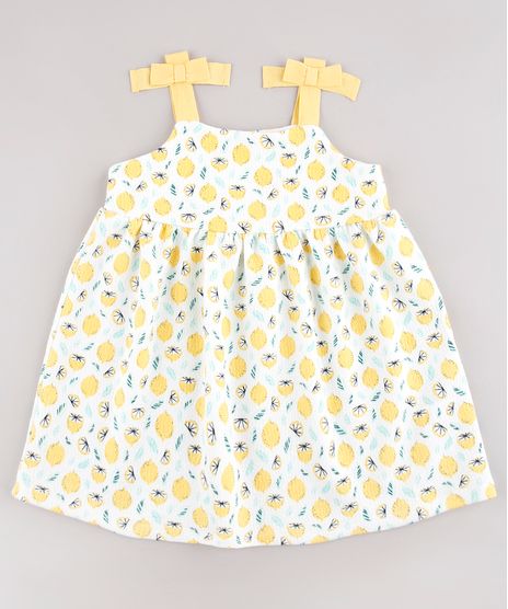 Vestido-Infantil-Estampado-de-Limoes-com-Lacos-Alca-Media-Branco-9664215-Branco_1