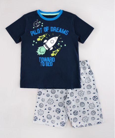 Pijama-Infantil-Astronauta-Manga-Curta-Azul-Marinho-9751948-Azul_Marinho_1