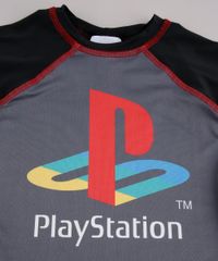 Camiseta-de-Praia-Infantil-Playstation-Raglan-Manga-Longa-Chumbo-9741541-Chumbo_3