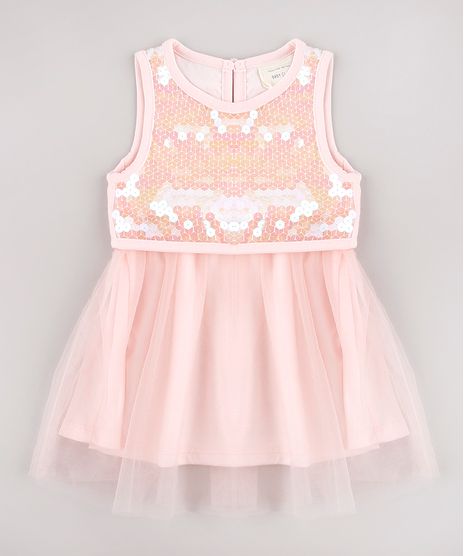 Vestido-Infantil-em-Tule-com-Paete-Sem-Manga-Rosa-Claro-9583062-Rosa_Claro_1