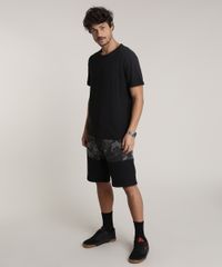 Bermuda-Masculina-Relaxed-em-Moletom-com-Recorte-Camuflado-Chumbo-9254359-Chumbo_3
