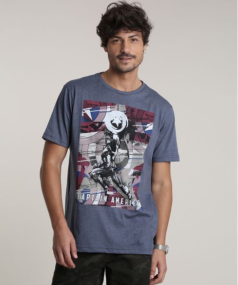 Camiseta-Masculina-Capitao-America-Manga-Curta-Gola-Careca-Azul-9754394-Azul_1