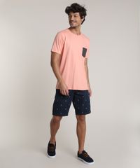 Bermuda-de-Sarja-Masculina-Slim-Estampada-de-Passaros-Azul-Marinho-9753322-Azul_Marinho_3