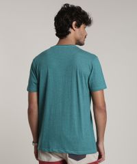 Camiseta-Masculina-com-Bolso-Estampado-de-Abacaxi-Manga-Curta-Gola-Careca-Verde-9736992-Verde_2