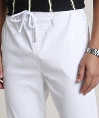 Calca-de-Sarja-Masculina-Jogger-Skinny-com-Bolsos-e-Cordao-Off-White-9301992-Off_White_2