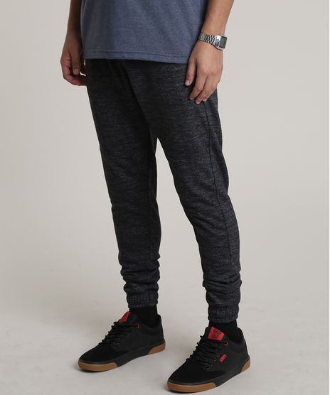 Calca-Masculina-Relaxed-em-Moletom-com-Bolsos-Cinza-Mescla-Escuro-9803441-Cinza_Mescla_Escuro_1