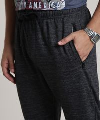 Calca-Masculina-Relaxed-em-Moletom-com-Bolsos-Cinza-Mescla-Escuro-9803441-Cinza_Mescla_Escuro_2