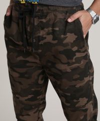 Calca-de-Sarja-Masculina-Jogger-Skinny-Estampada-Camuflada-Marrom-9772188-Marrom_2